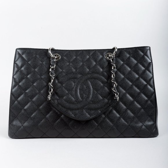 Chanel Caviar XL Grand Shopping Tote GST SHW - Picture 1 of 13